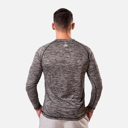 Bluza PEAK Stripes gri/negru 3/4