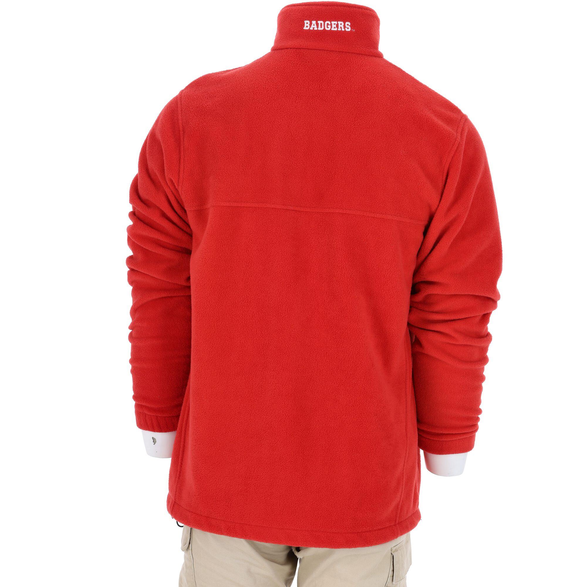 Refurbished - Columbia Herren Fleecejacke Wisconsin Badgers - Wie neu 2/7