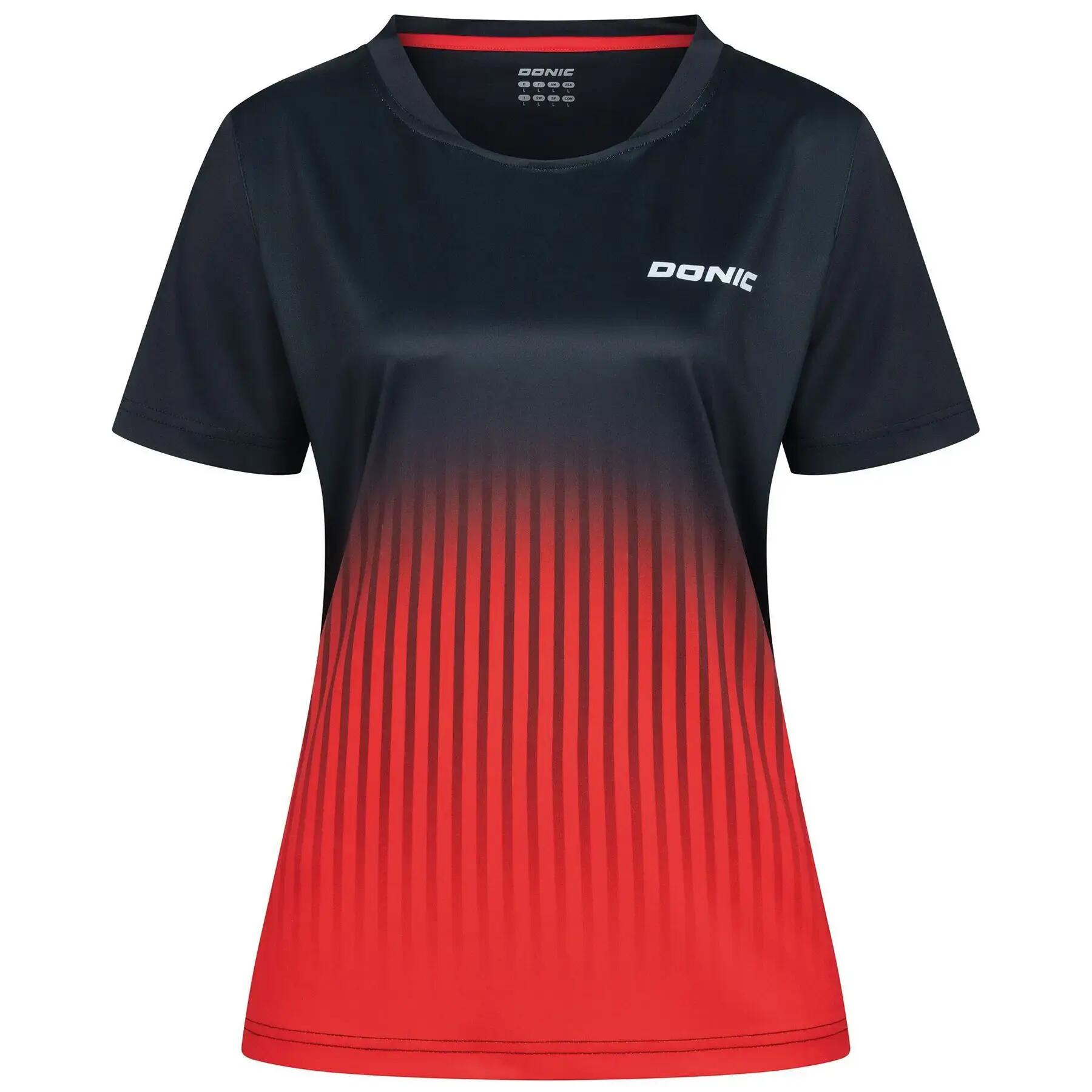 Camiseta mujer Donic Nuvon 1/4