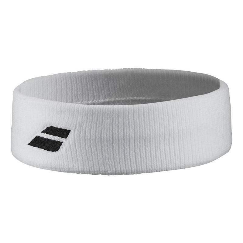 Bandeau Avec Logo Babolat Blanc 2/5
