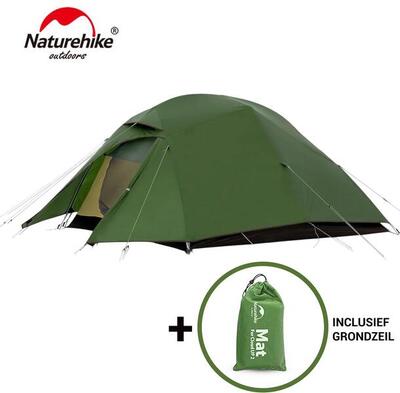 Naturehike cloud up 3 upgraded – 3 persoons lichtgewicht tent – groen