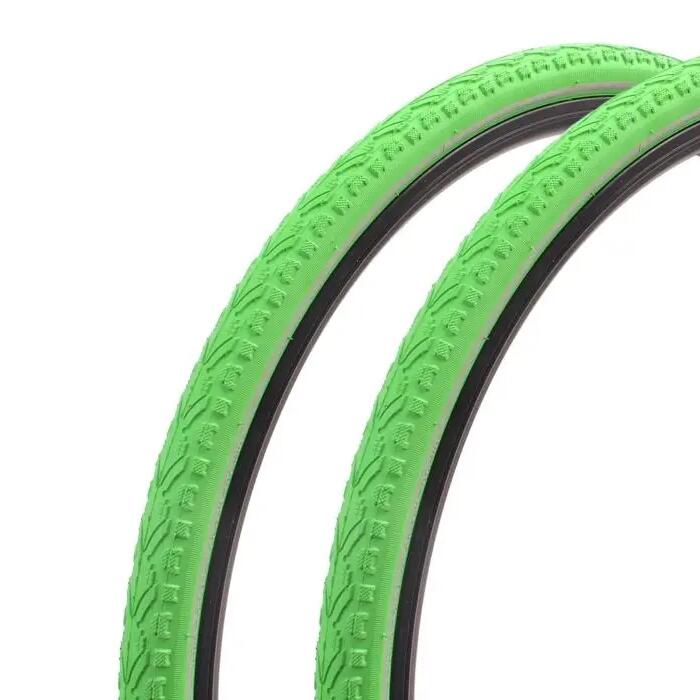 Fixie road tyre set KENDA Khan 28 inch / 700 x 38C green