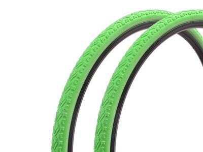 Set pneumatici fixie strada KENDA Khan 28 pollici / 700 x 38C verde