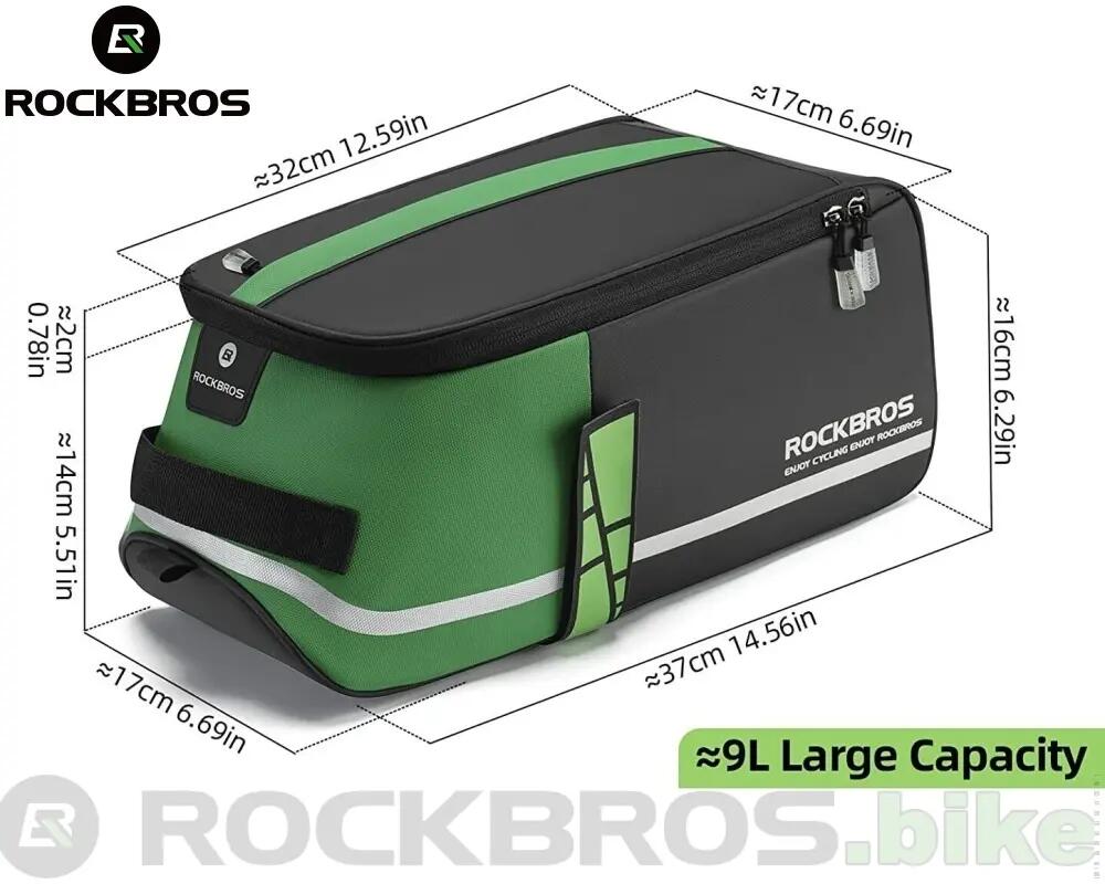 Torba rowerowa na bagażnik 9l - Rockbros A20 2/3