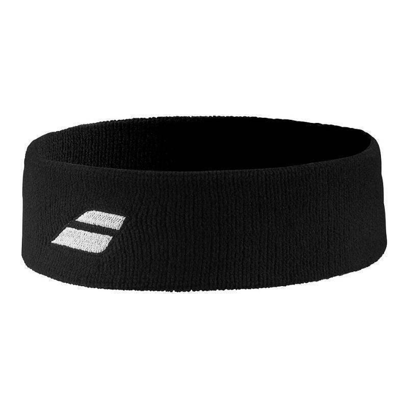 Bandeau Avec Logo Babolat Noir 2/5