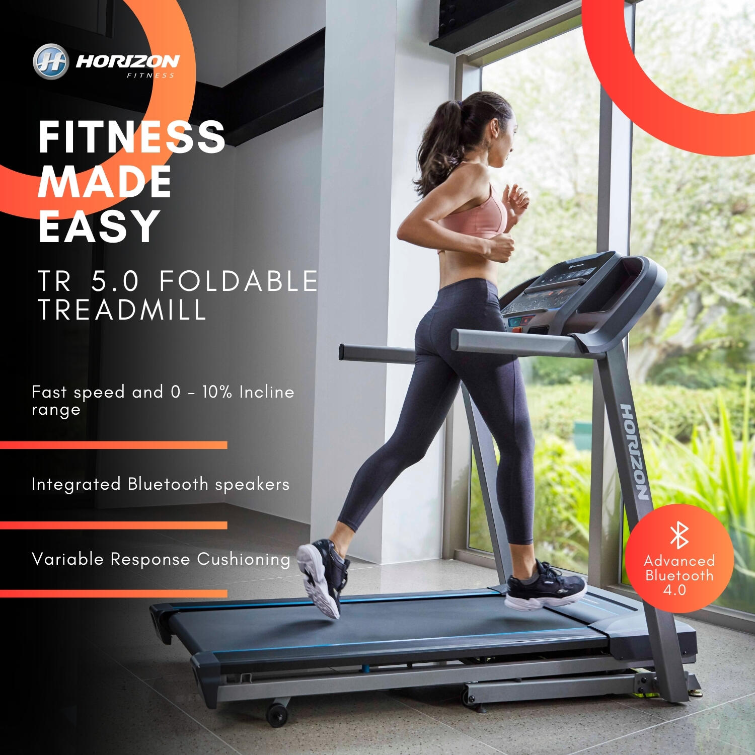 Bieżnia elektryczna Horizon Fitness TR 5.0 2/7