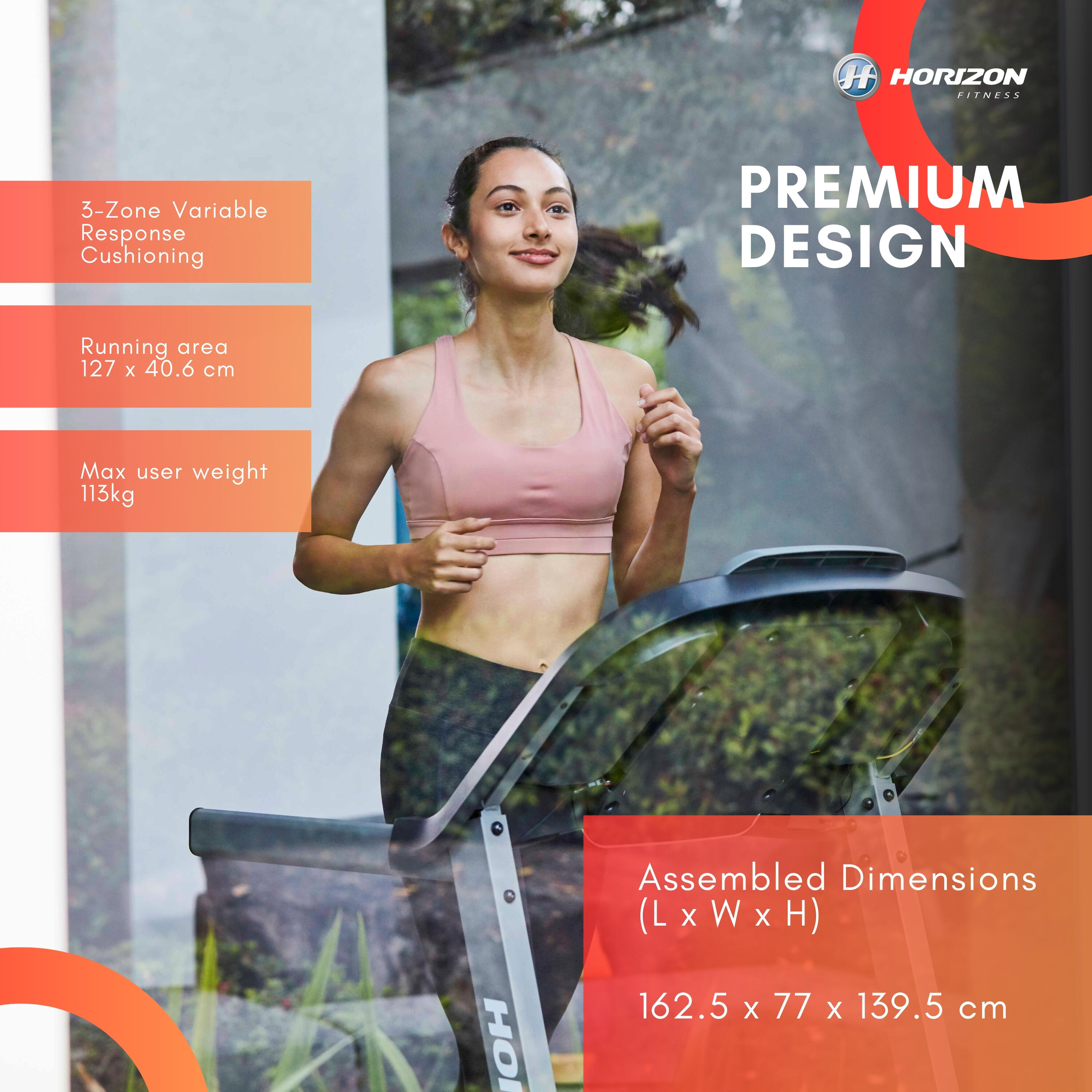 Bieżnia elektryczna Horizon Fitness TR 5.0 5/7