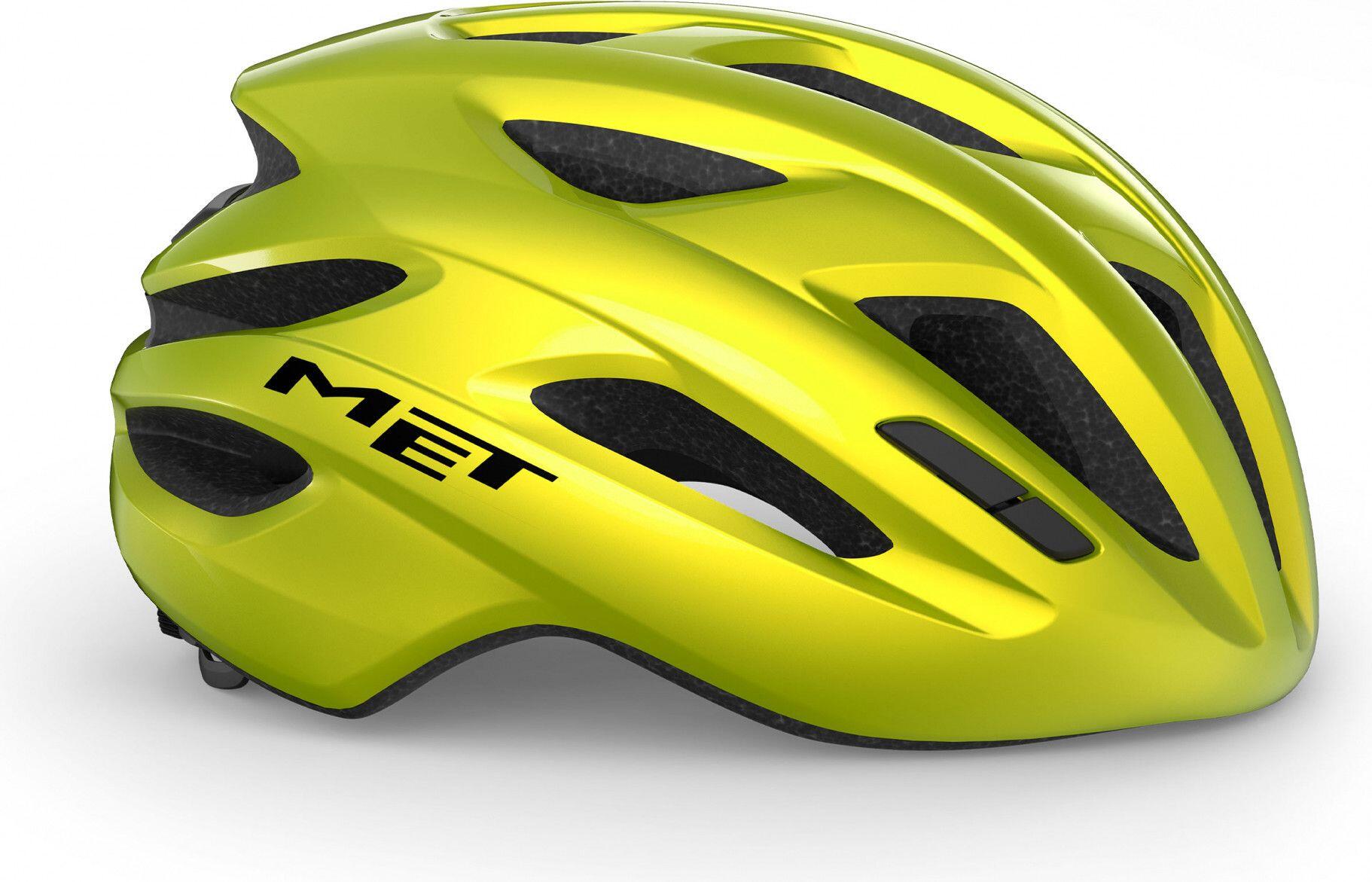 MET Idolo Mips Lime Yellow Metallic Glossy Helmet 3/7