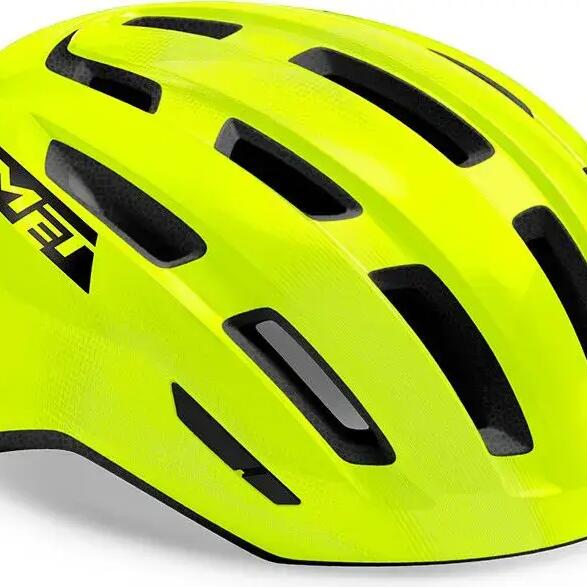 Met Miles Mips Helmet Glossy Fluo Yellow