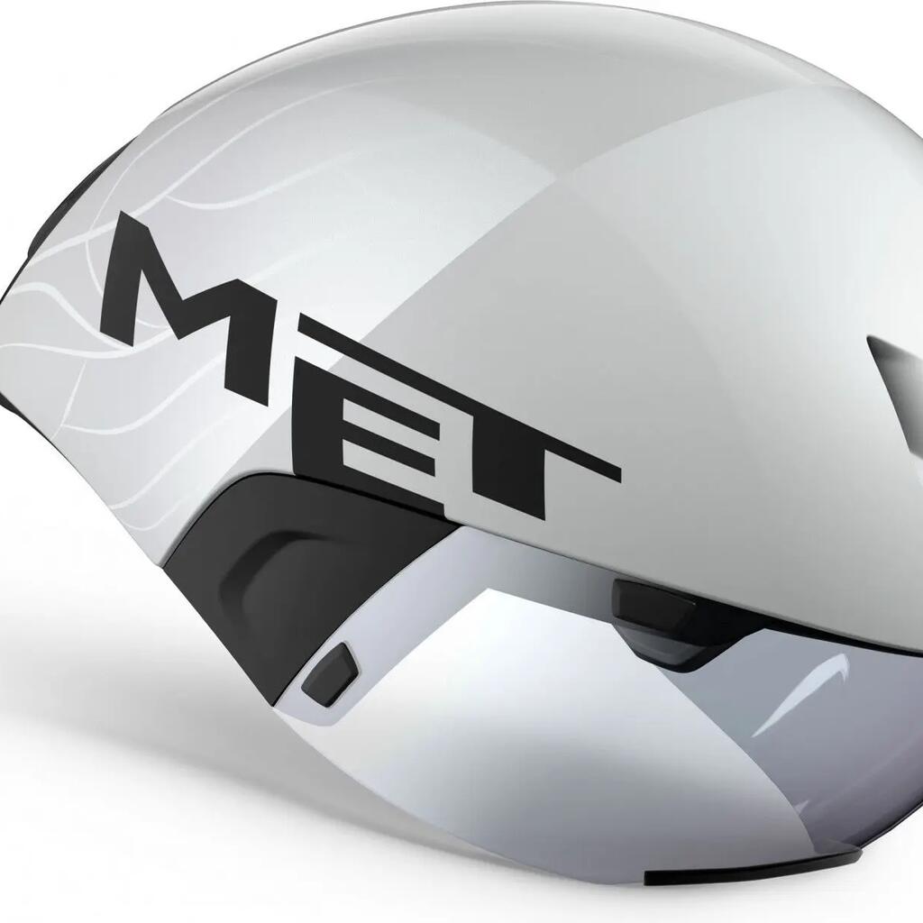MET Codatronca Helmet White Silver Matt Glossy