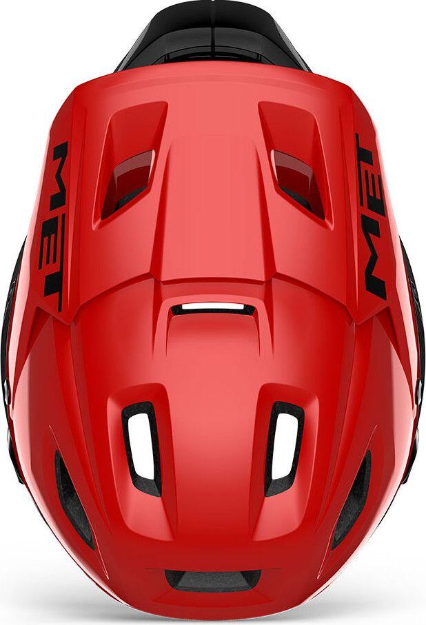 Helm mit abnehmbarem Kinnschutz Met Parachute MCR Mips Rot/Schwarz 5/6