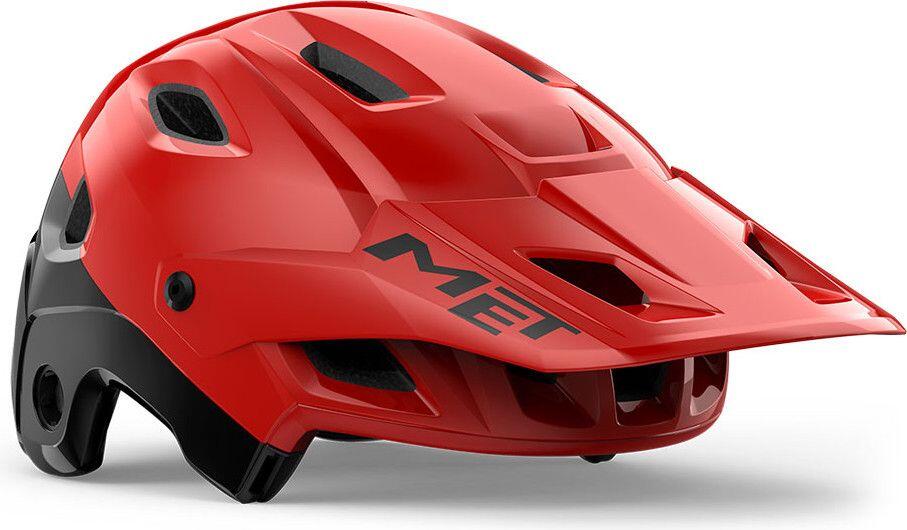 Helm mit abnehmbarem Kinnschutz Met Parachute MCR Mips Rot/Schwarz 6/6
