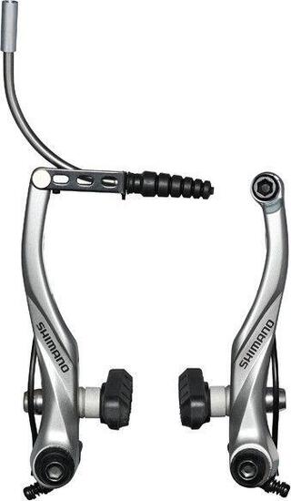 SHIMANO ALIVIO BR-T4000 V-Brake Vorderbremse silber - Hochwertige Felgenbrems...