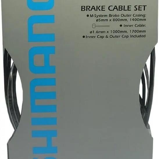 Brake cable and sheath kit for front and rear wheel Shimano