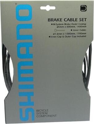 Shimano remkabelset road/mtb staal remkabelset - voor racefiets en mtb v-brak...