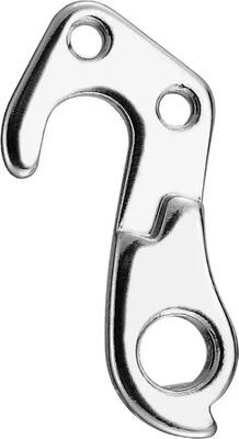 Derailleurhanger gh-138 - 55,4 mm - zilver aluminium