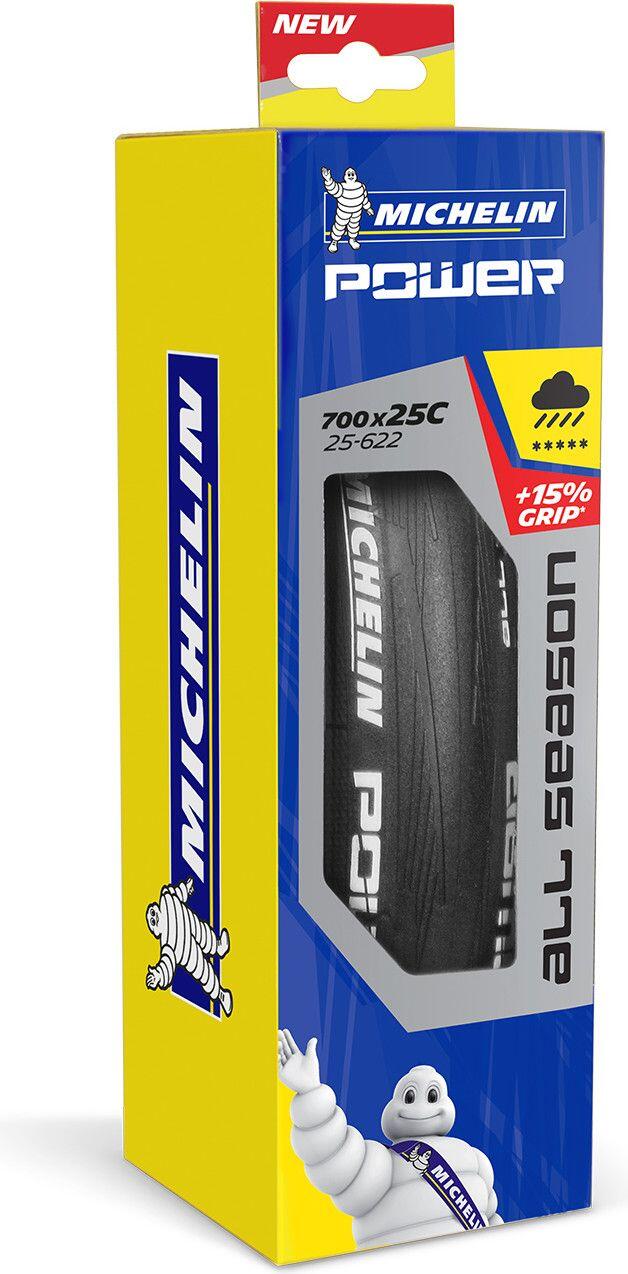 Neumático de carretera MICHELIN POWER ALL SEASON - Plegable Negro 3/4
