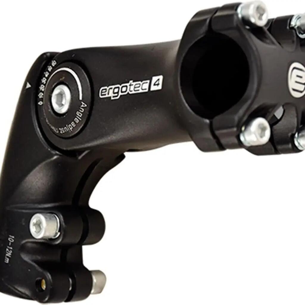 ADJUSTABLE STEM AHEAD SET 1''1/8 L90 ERGOTEC OCTOPUS AHEAD 50 ALU NOIR 0/+60° (C