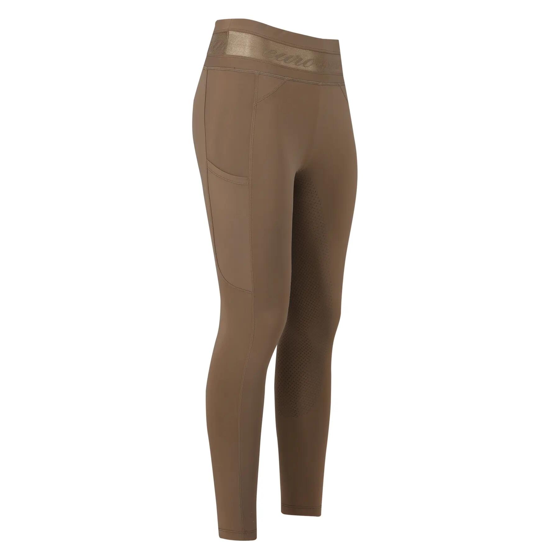 Leggings da equitazione full grip da donna Euro-Star Ares 3/5