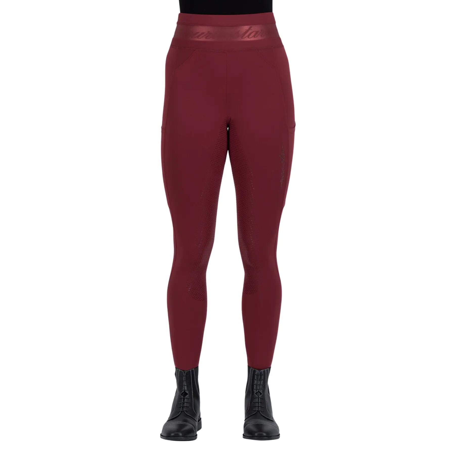 Leggings da equitazione full grip da donna Euro-Star Ares 2/5