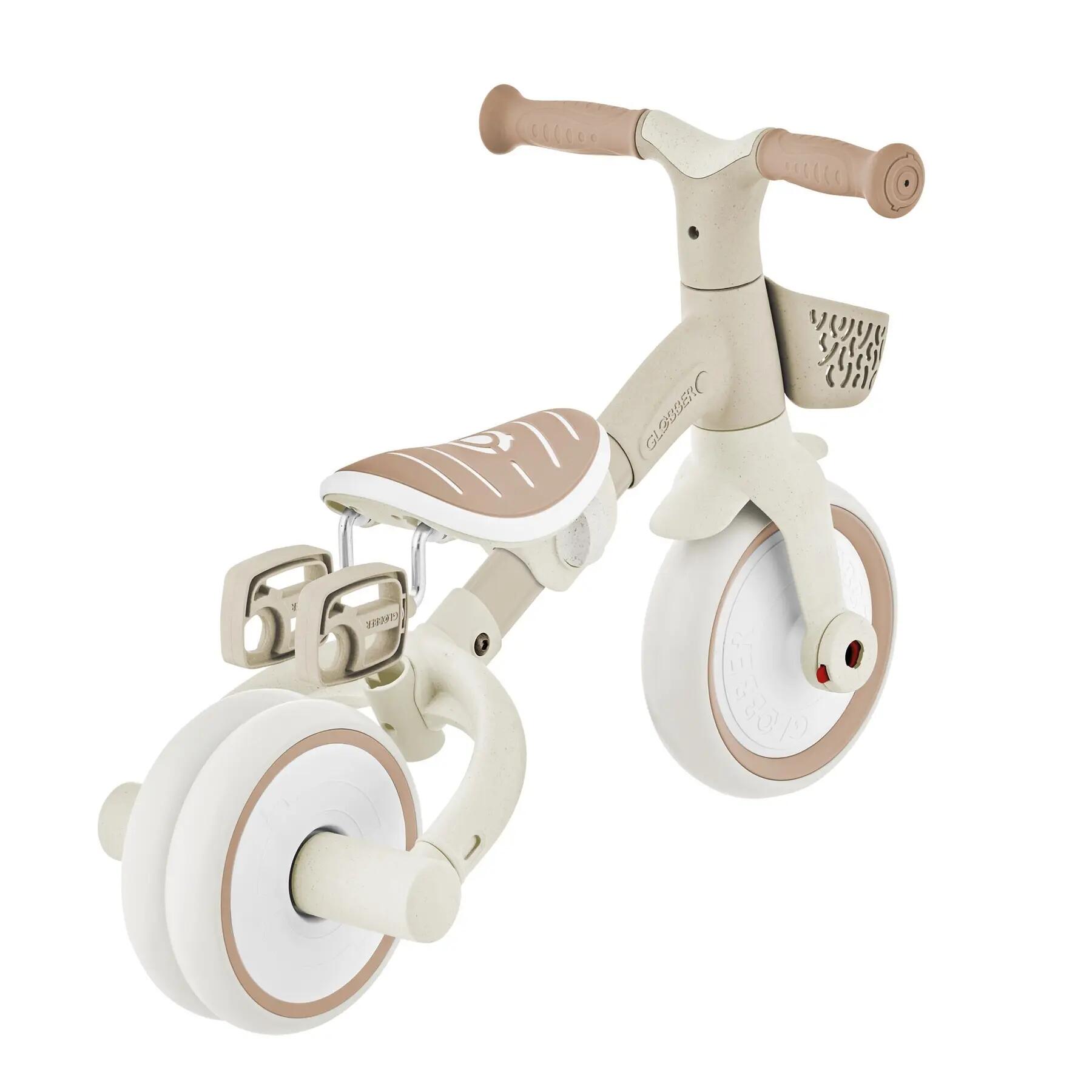 Triciclo LEARNING 3 EM 1 PLUS ECO - Castanho-claro 7/7