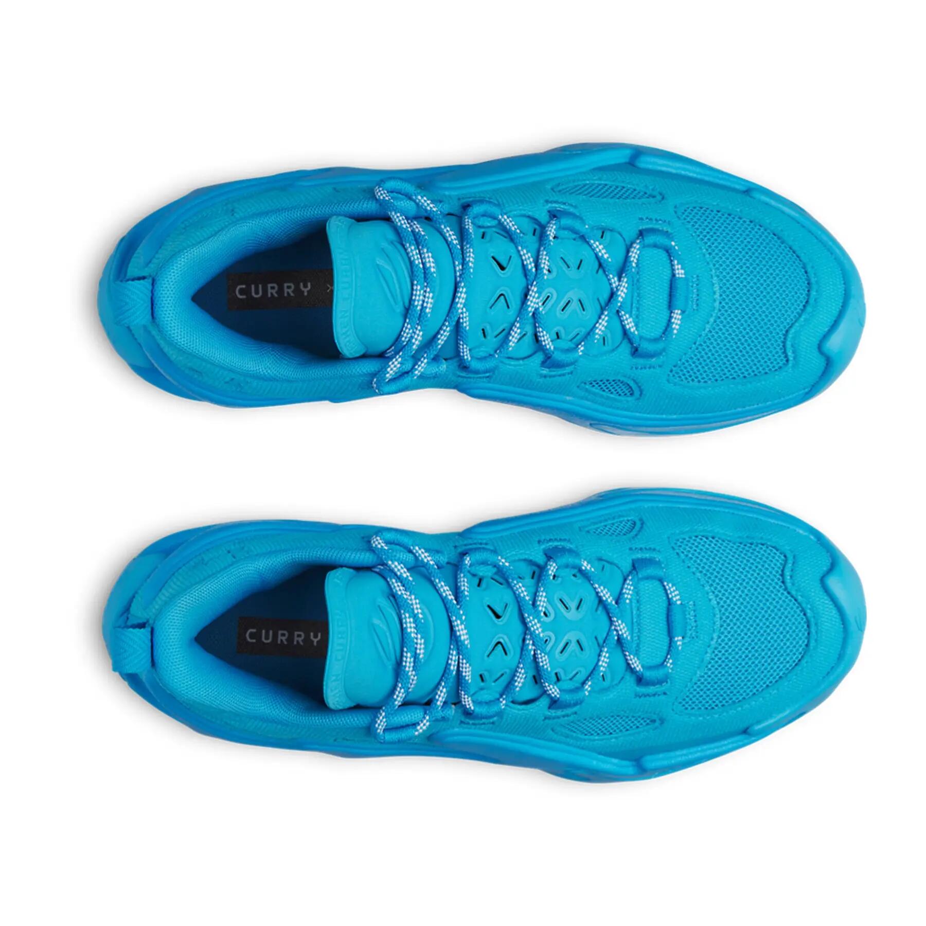 UNDER ARMOUR CURRY11シューズ ライトブルー Under Armour CURRY 11 MOUTHGUARD - Basketball shoes - sky blue