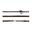 Dy'on 5/8 (16mm) Geweven Teugels Met 9 Stops Hunter Collection Bruin -