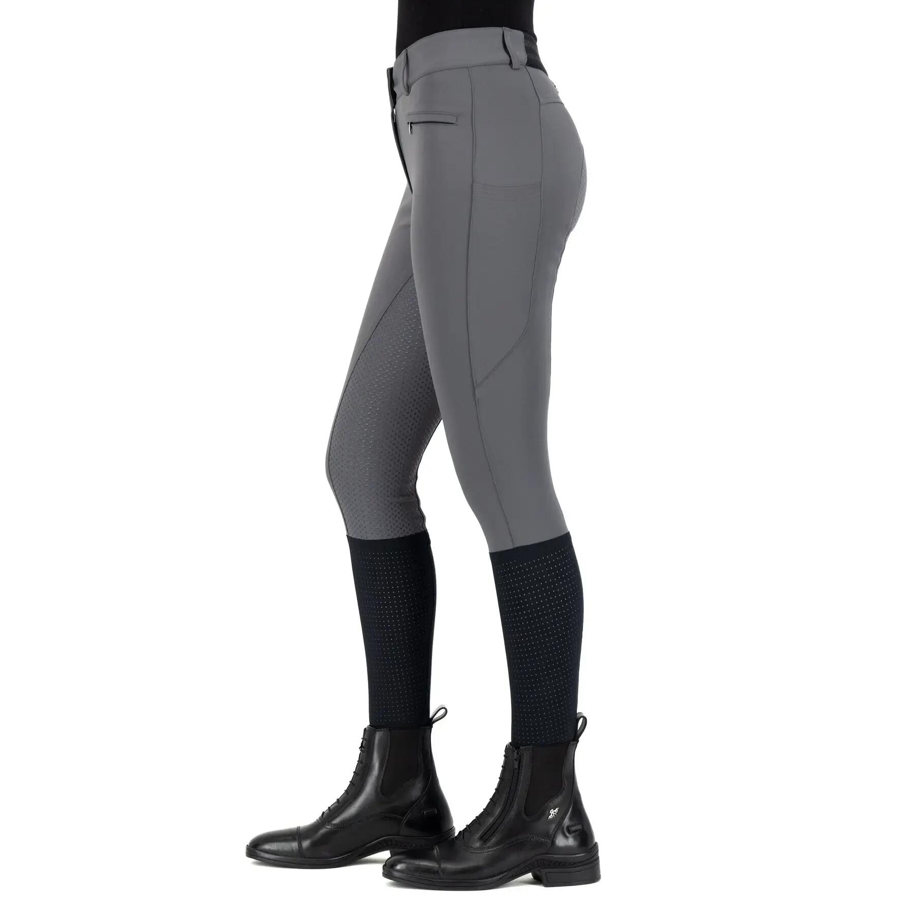 Pantalón de equitación full grip para mujer Euro-Star Airflow 3/4