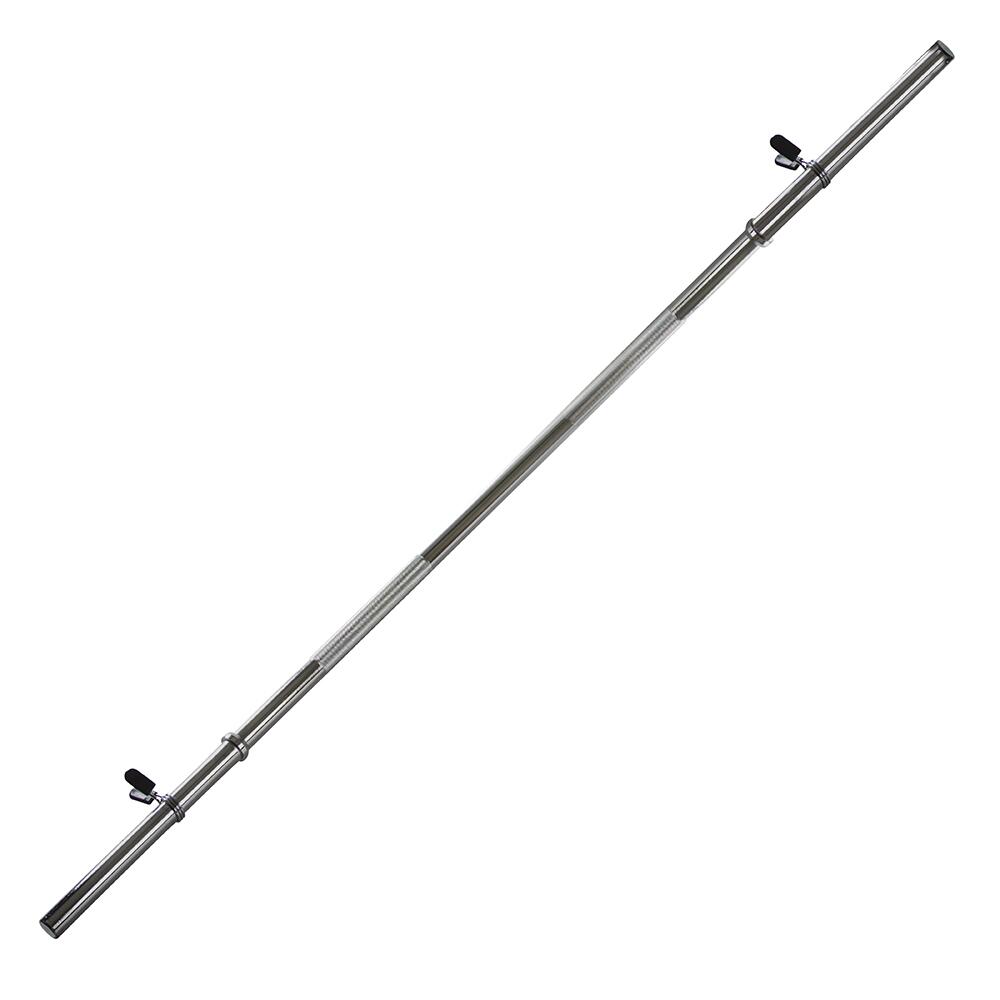 Barra De Pesas - 120 Cm - Cierre De Clip De Resorte 30 Mm 3/3