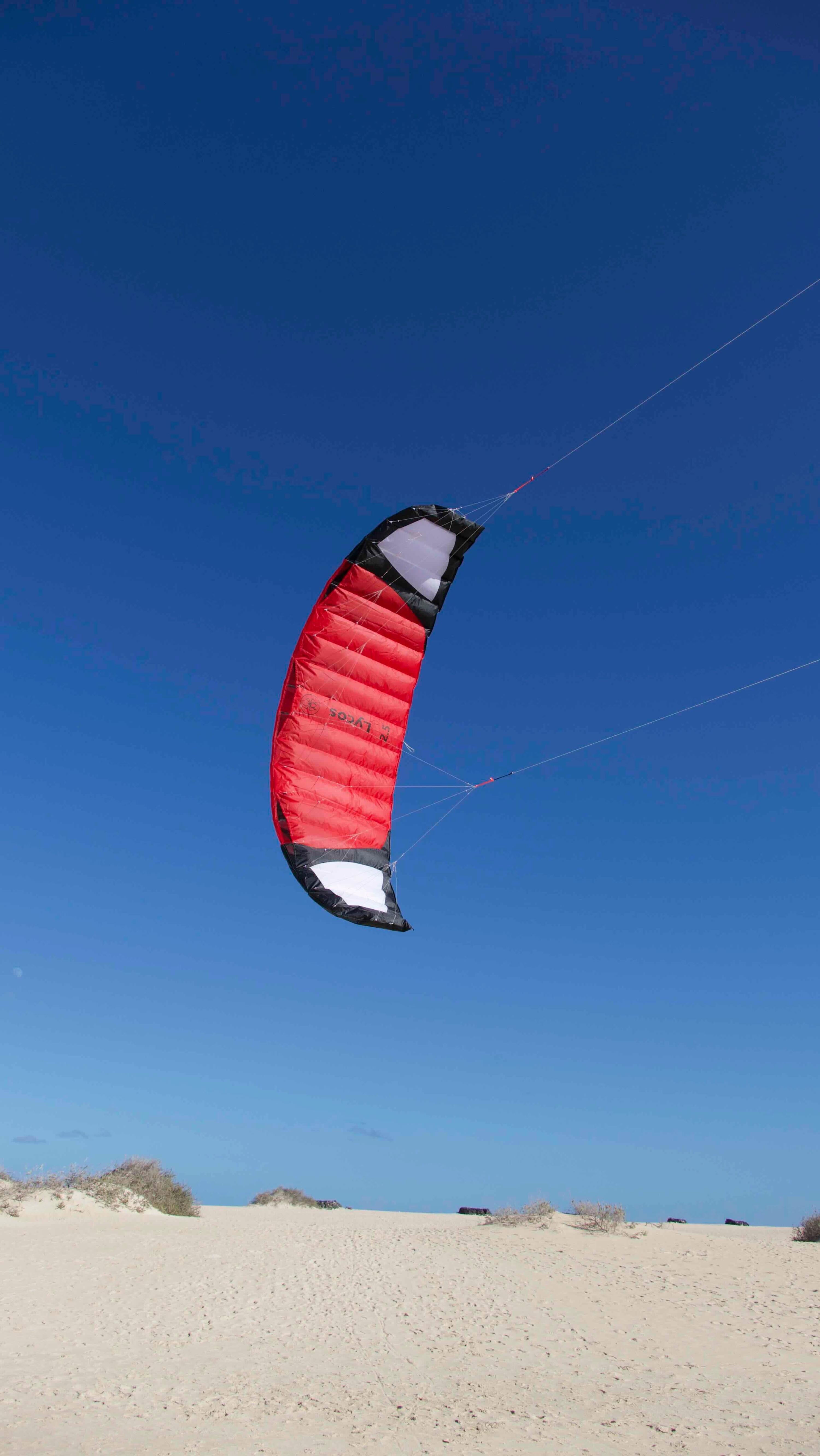 Voiles de traction Spiderkites Lycos 2.5 PS 10060 Rouge 250 x 66 cm 2/7