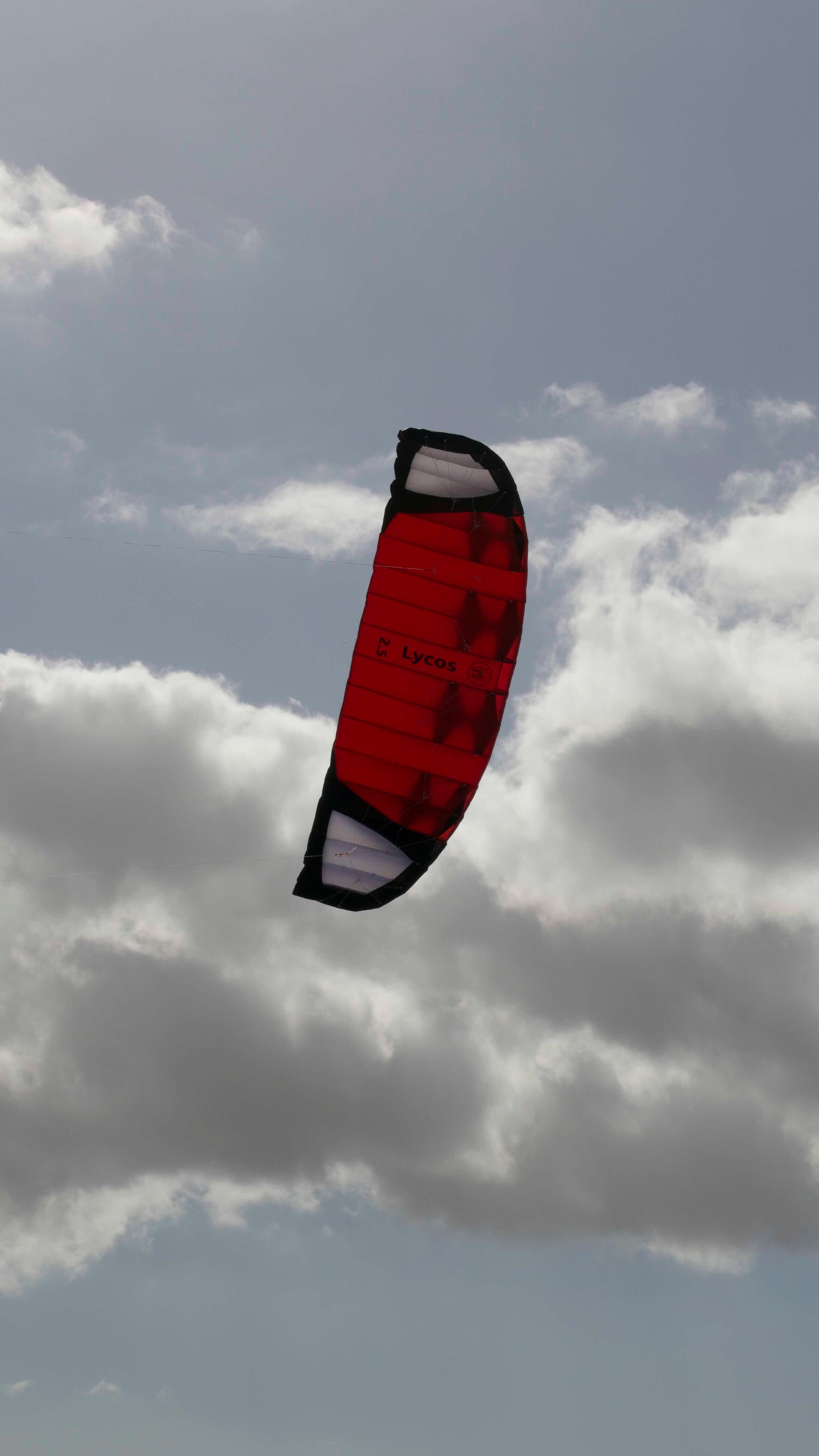 Voiles de traction Spiderkites Lycos 2.5 PS 10060 Rouge 250 x 66 cm 5/7