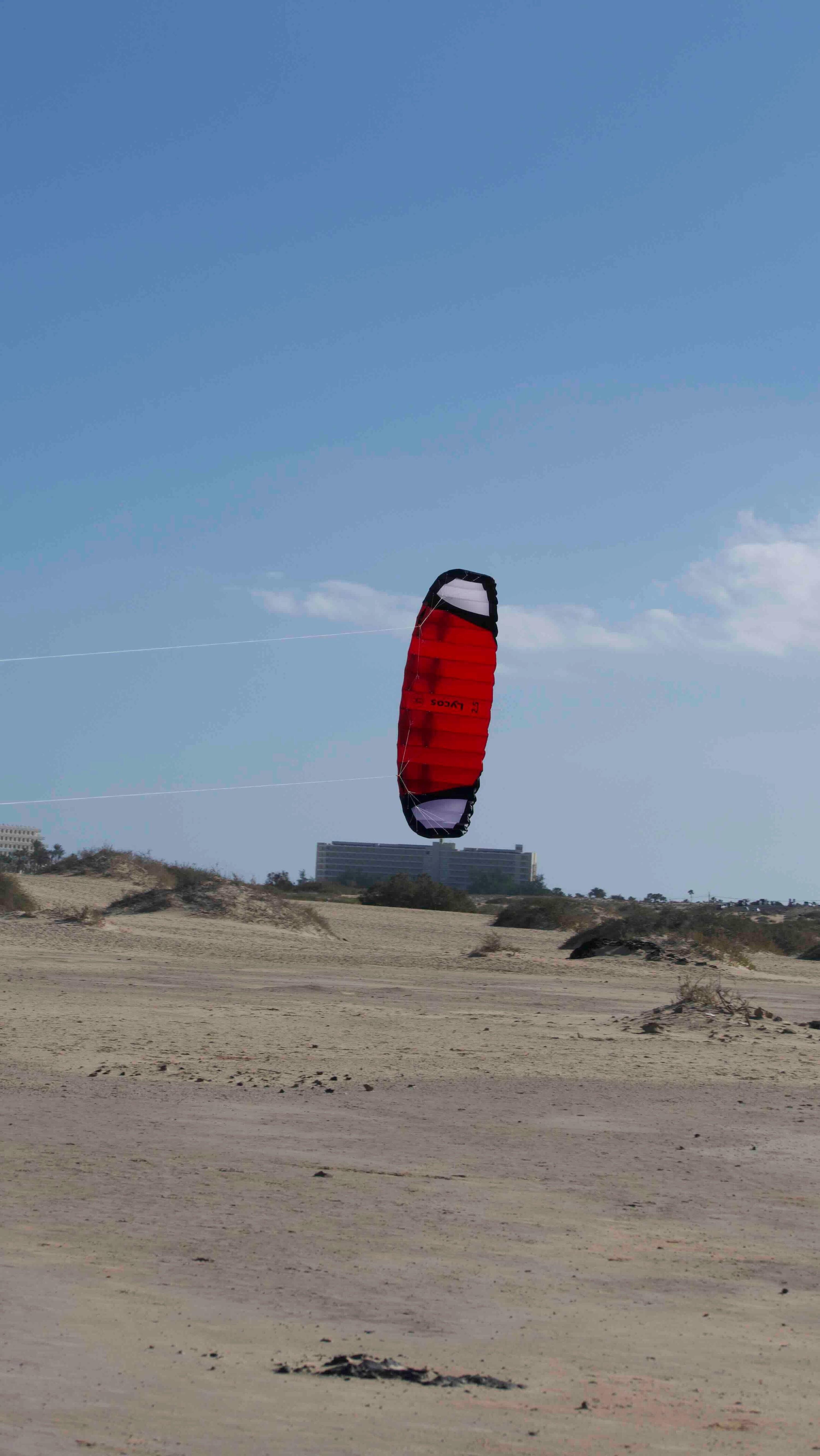 Voiles de traction Spiderkites Lycos 2.5 PS 10060 Rouge 250 x 66 cm 4/7