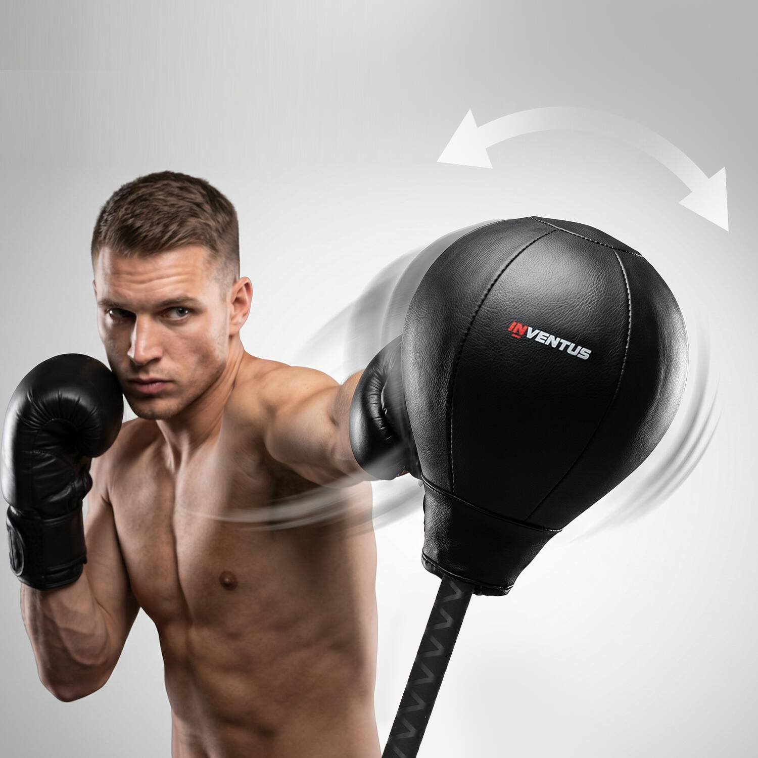 Reflex Bokspaal – Staande Cobra Boksbal Trainer – Verstelbaar 150-200 cm 2/8