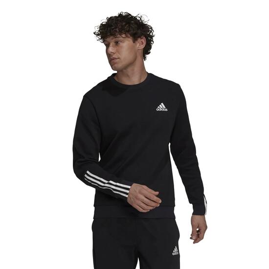 Adidas ESSENTIALS DOUBLE KNIT SWEATSHIRT Czarny XL
