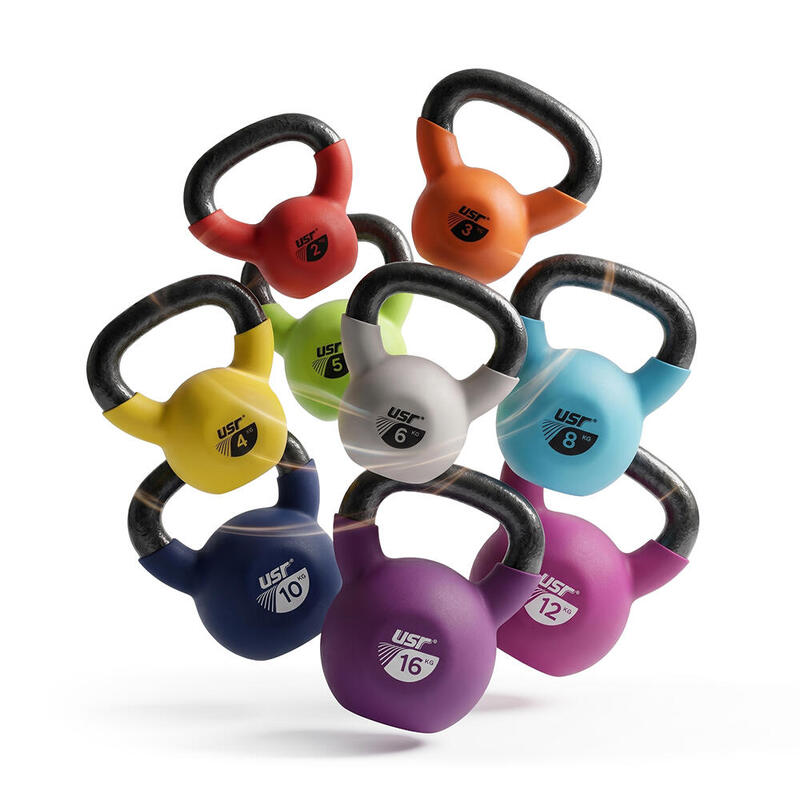 USR NK4 4 Kg Neopren Kettlebell
