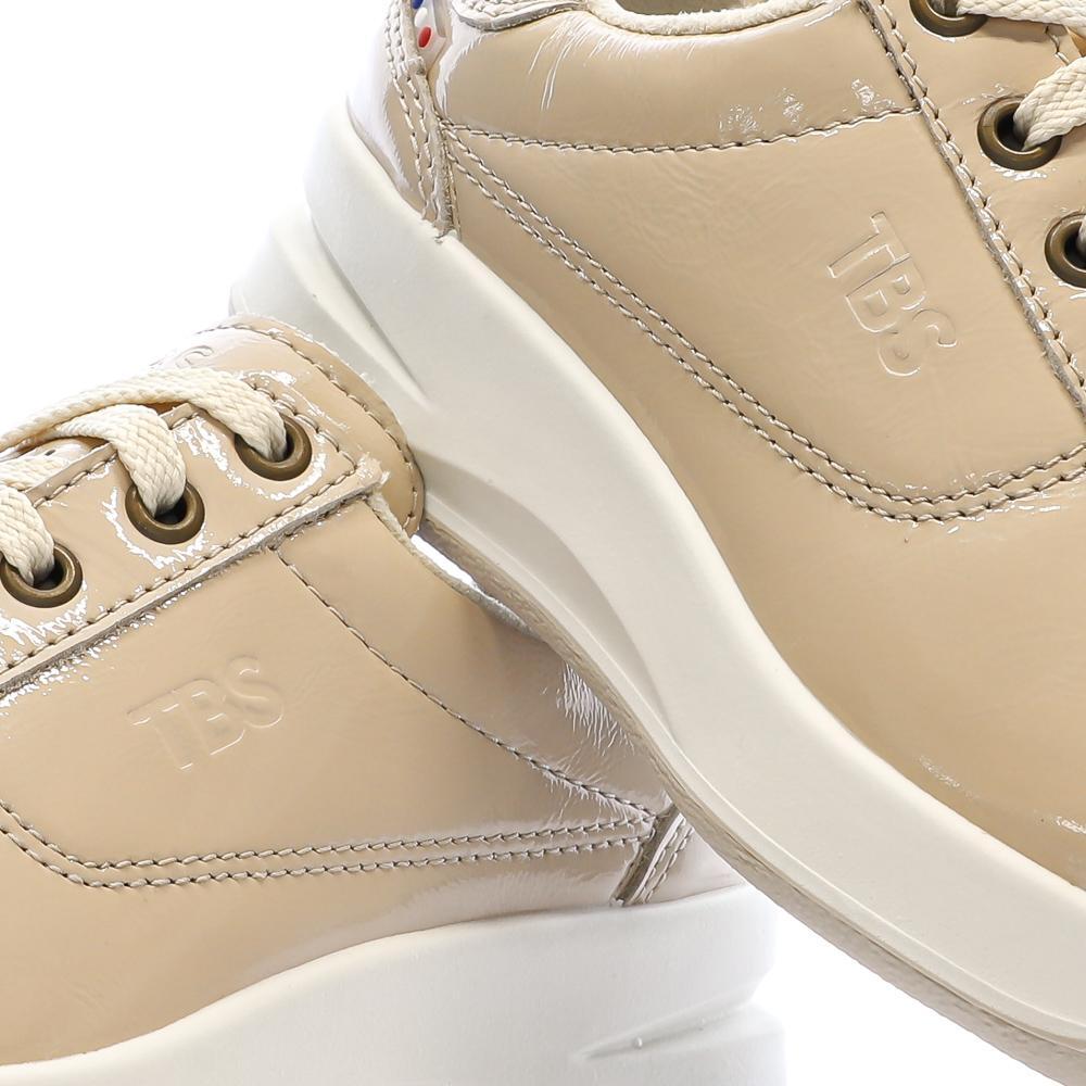 Zapatillas Beige Mujer TBS Greta Charol 7/7