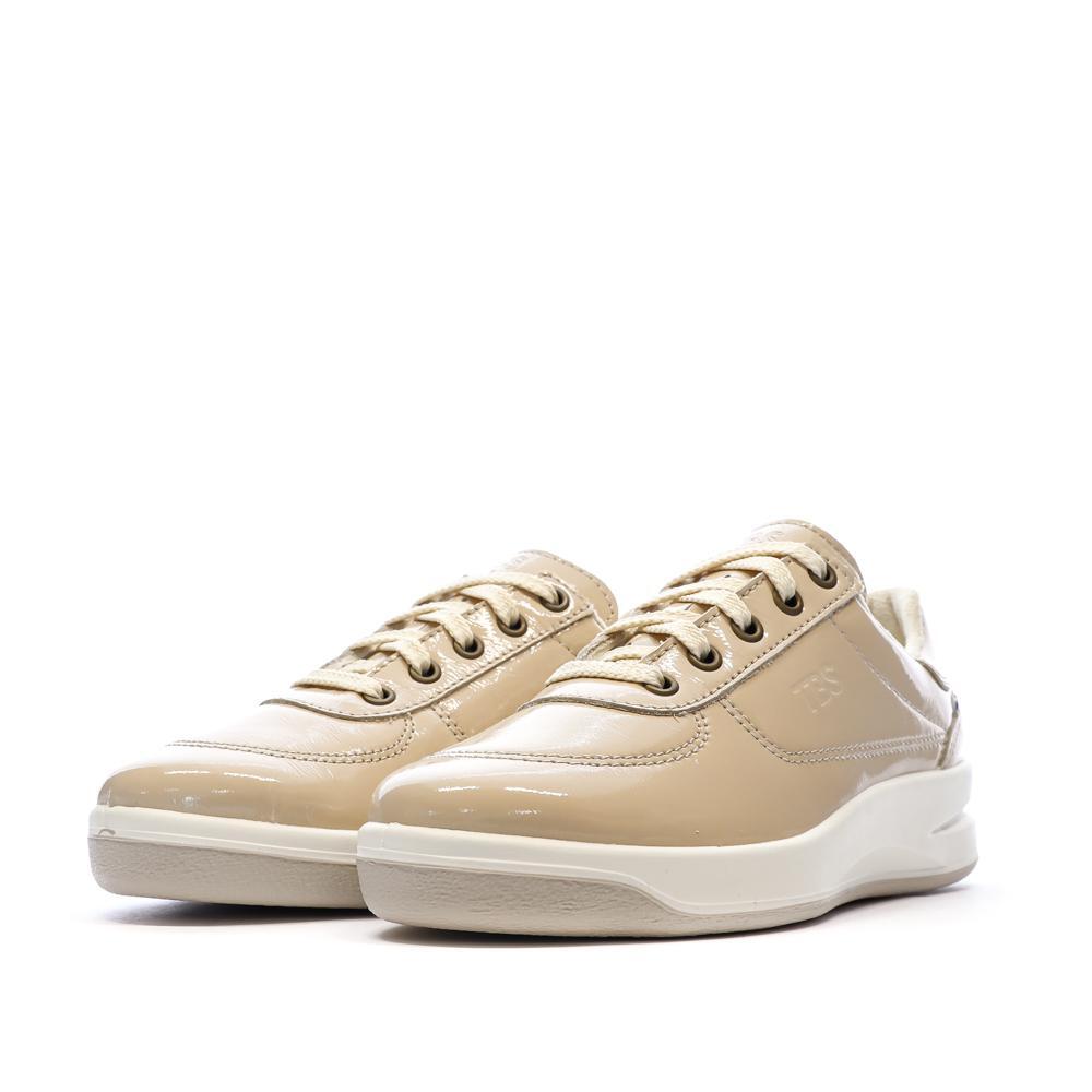 Zapatillas Beige Mujer TBS Greta Charol 6/7