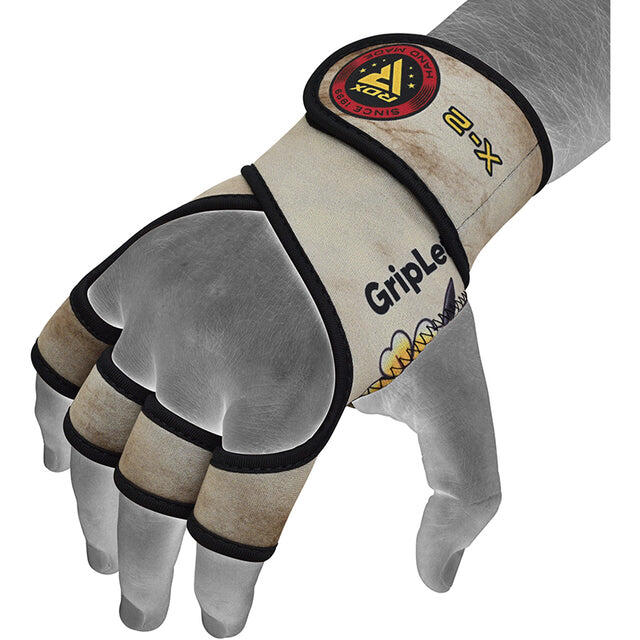 GEWICHTHEBEHANDSCHUHE X2 T1 MIT LANGEM RIEMEN – S/M 4/4