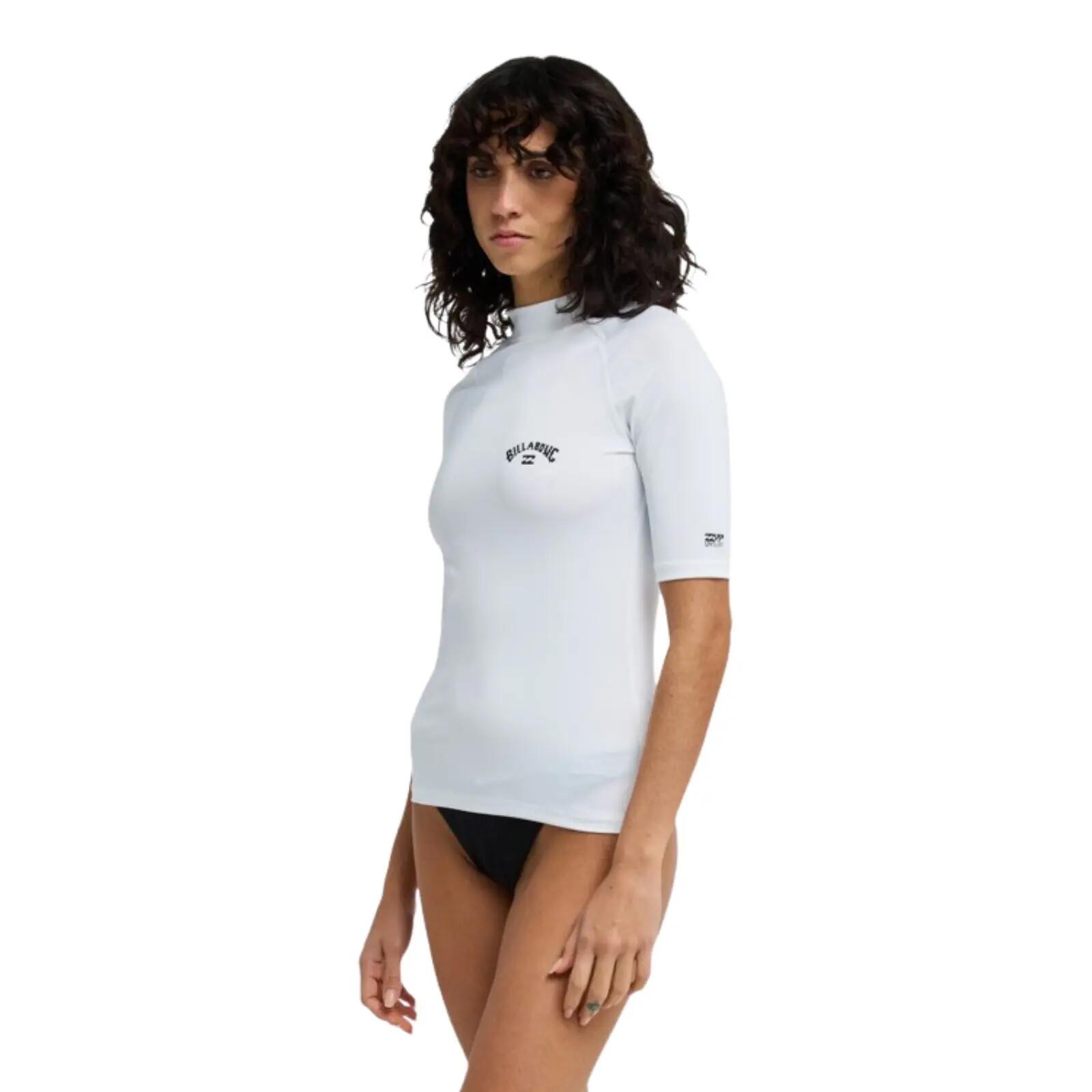 Billabong Tropical Surf Rash Vest-White 2/4