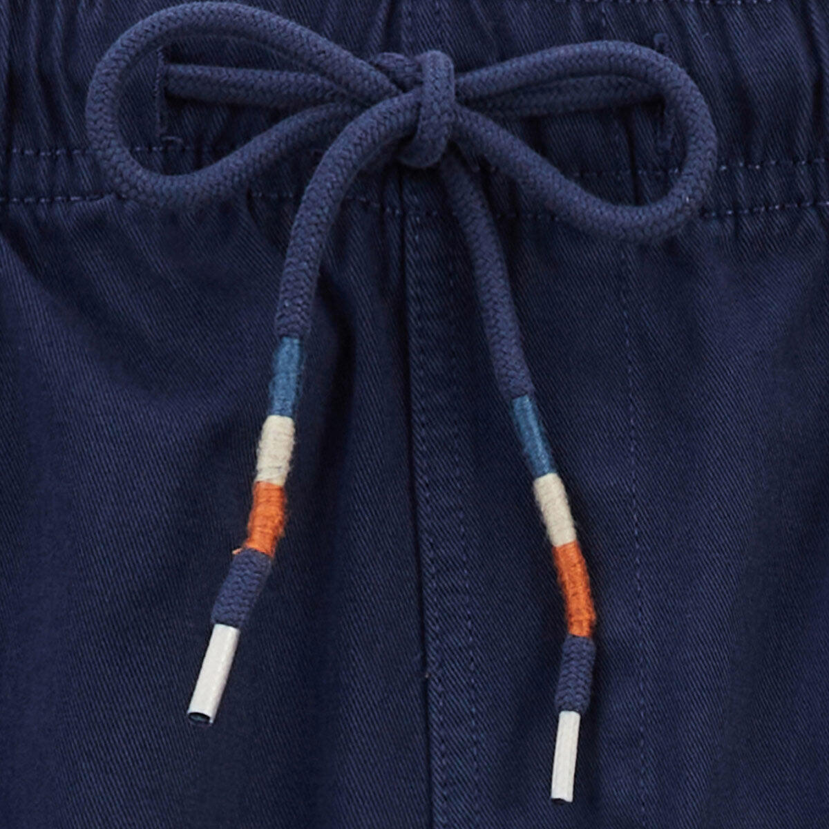 Bermuda 201 in cotone blu navy dal taglio ampio 3/3