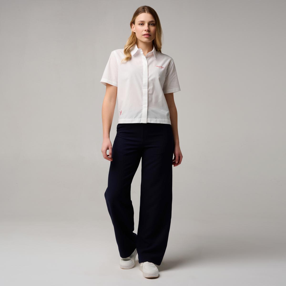 Chemise Heritage femme Roland-Garros - Ecru 3/5