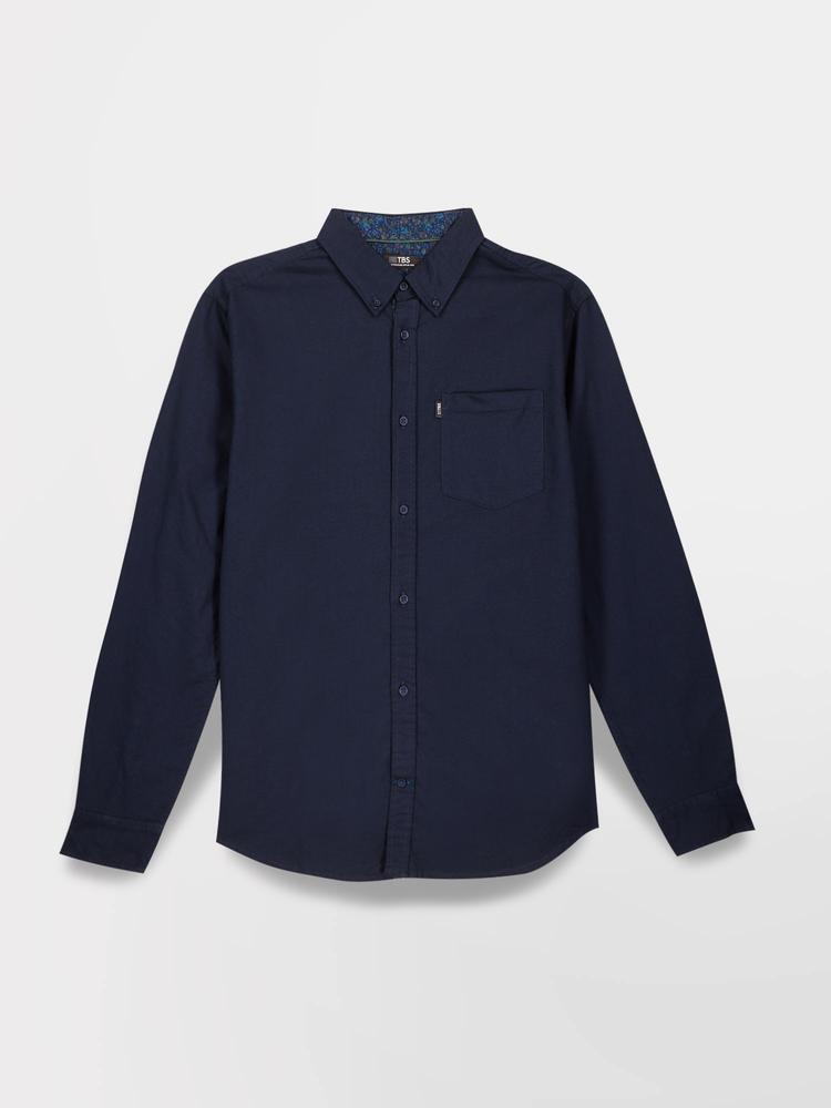 Camisa de Hombre TBS JANOV Azul Marino 4/5