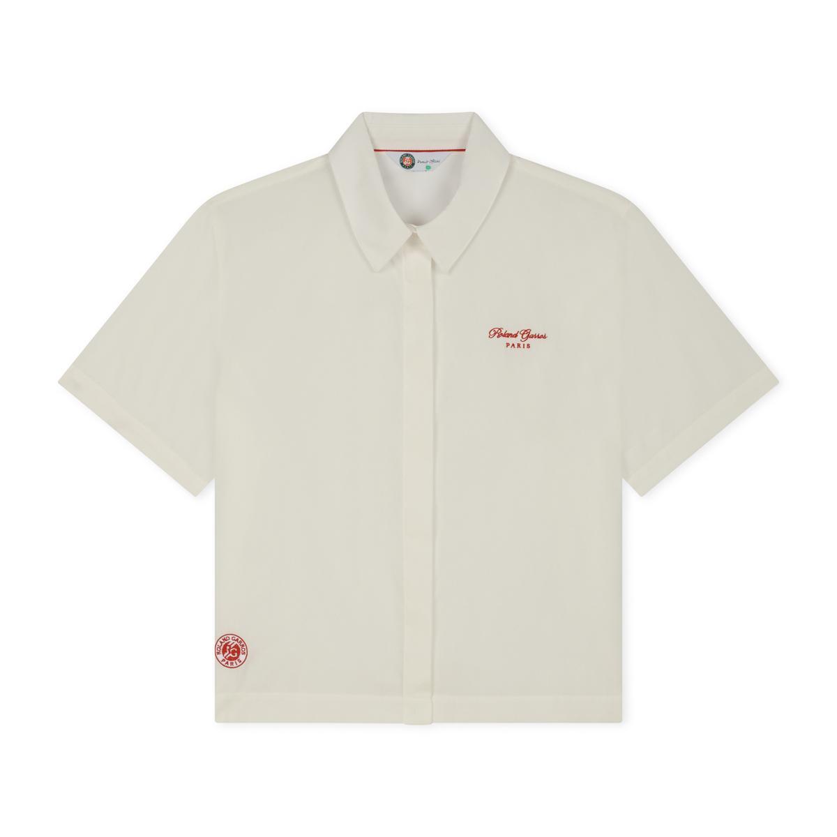 Chemise Heritage femme Roland-Garros - Ecru 5/5