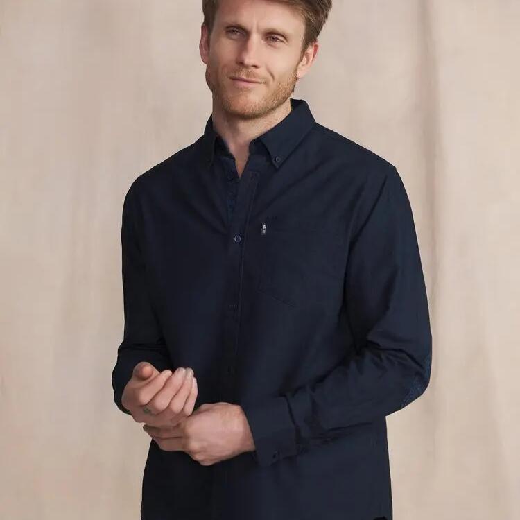 Men's TBS Janov Navy Shirt