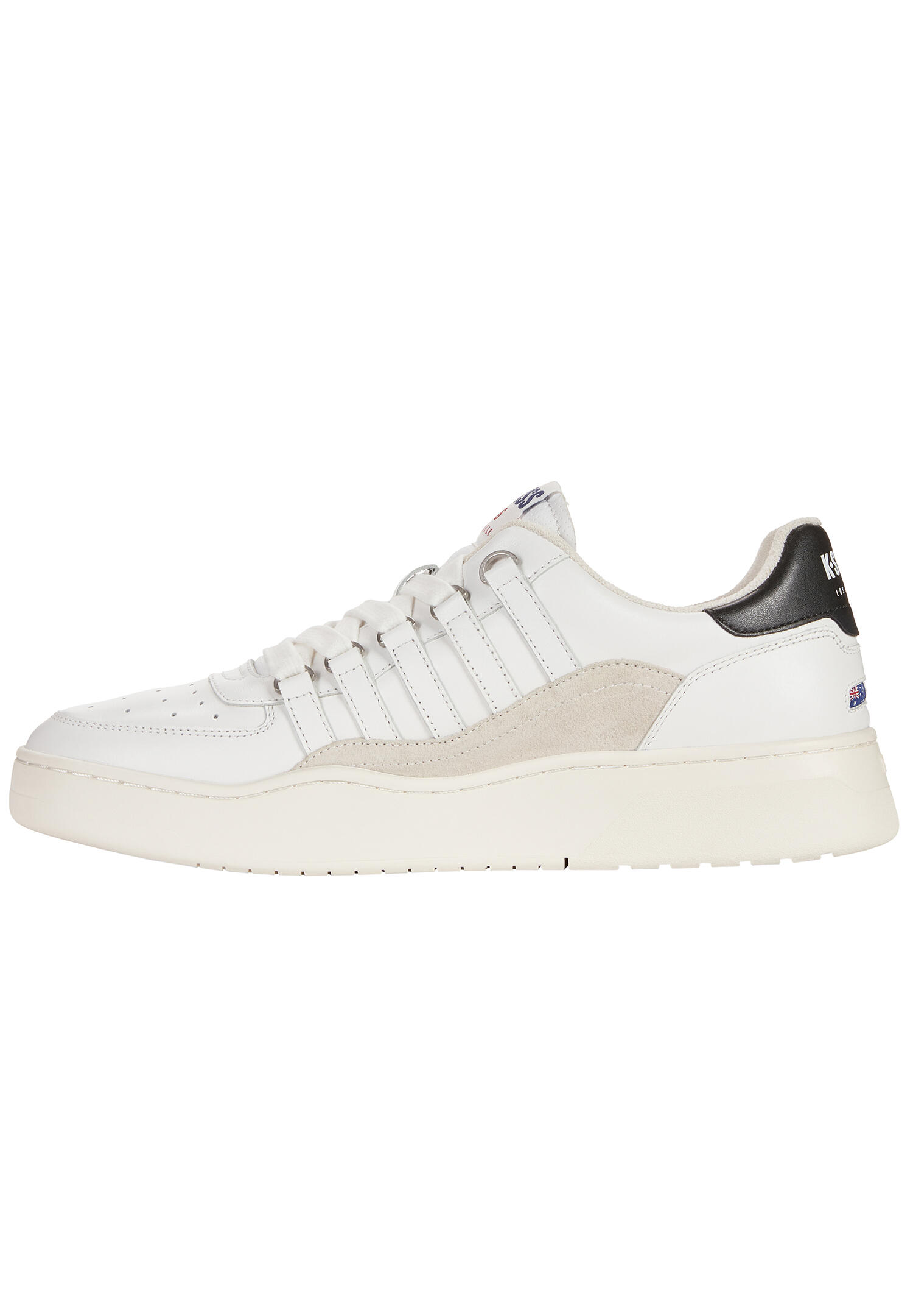 K-Swiss Herren Cannoncourt C LTH Sneaker 07254-967-M Vintage White/Black 3/5
