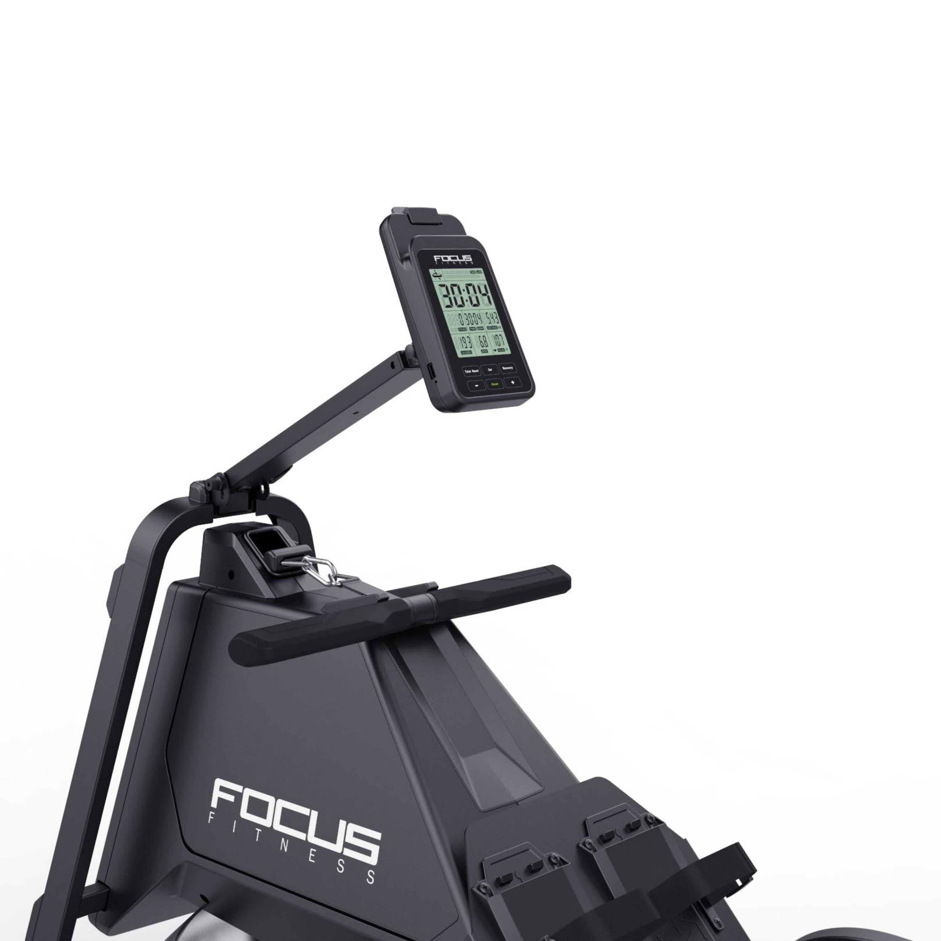 Roeitrainer met waterweerstand Focus Fitness Fusion W5 – Houten frame – Bluetoot 6/7