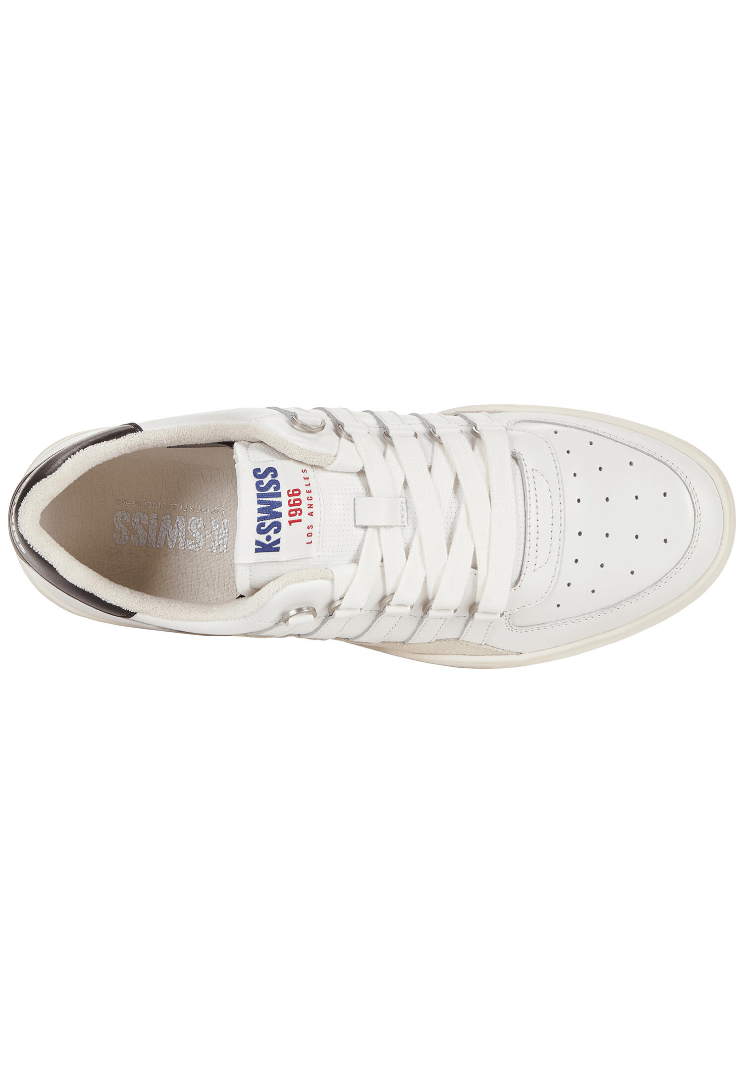 K-Swiss Herren Cannoncourt C LTH Sneaker 07254-967-M Vintage White/Black 5/5