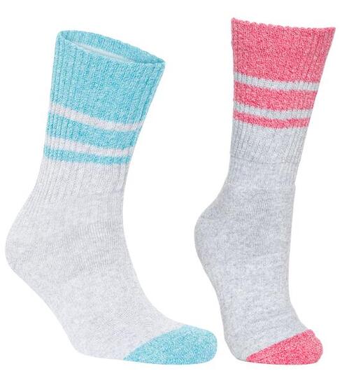 2058 Hadley - Lot 2 paires chaussettes randonnée femme