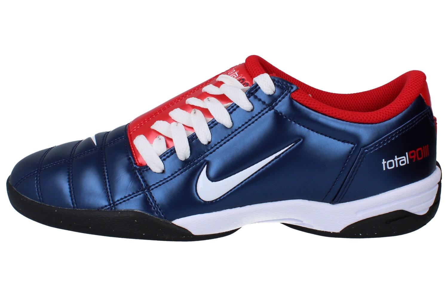 Voetbalschoenen Nike Total 90 FG Blauw nacht/Wit/Universiteitsrood/Zwart 6/6