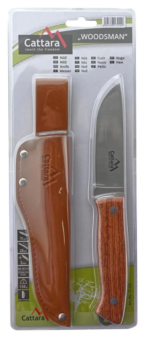 Cutit Cattara Woodsman cu teaca inclusa 7/7